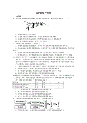 大纲理综押题卷.doc