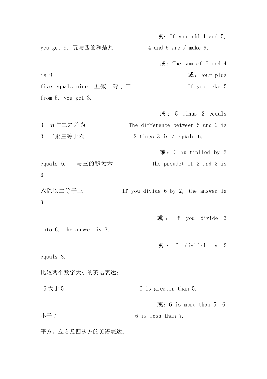 常用数学术语的英语表达.docx_第2页