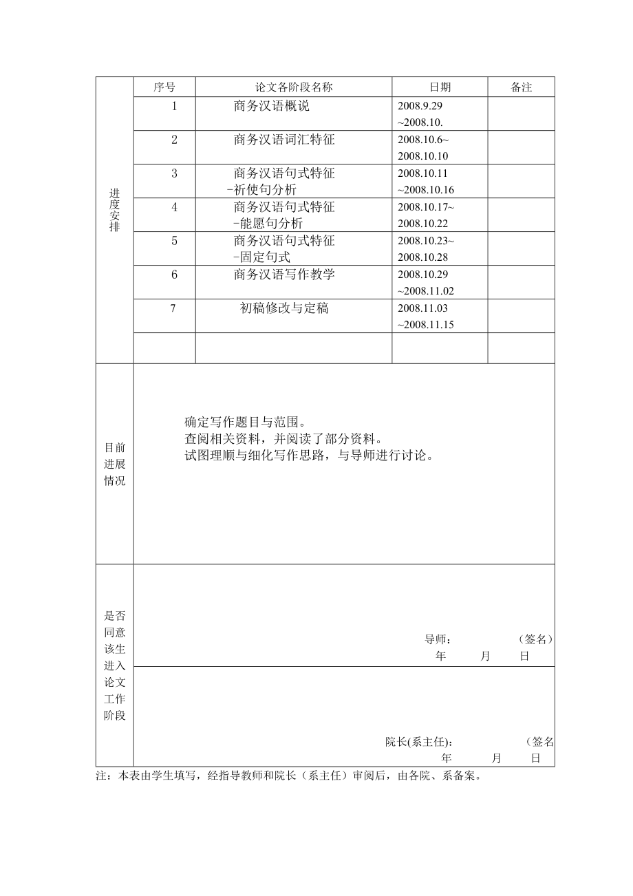 开题报告商务汉语语言特征探析.doc_第2页