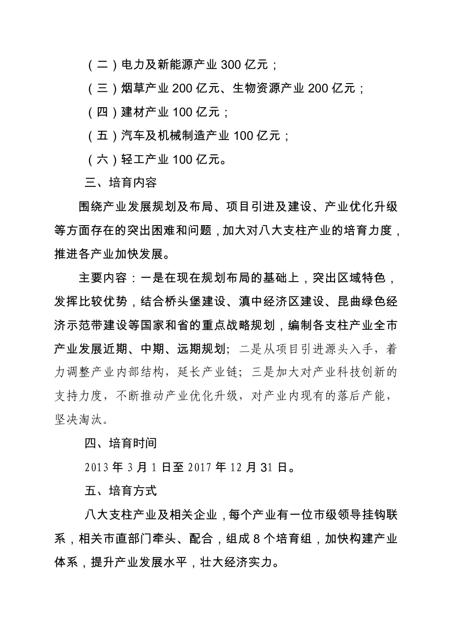 主要工业支柱产业培育实施意见.doc_第2页