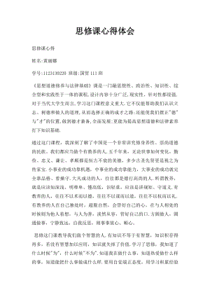 思修课心得体会(4).docx