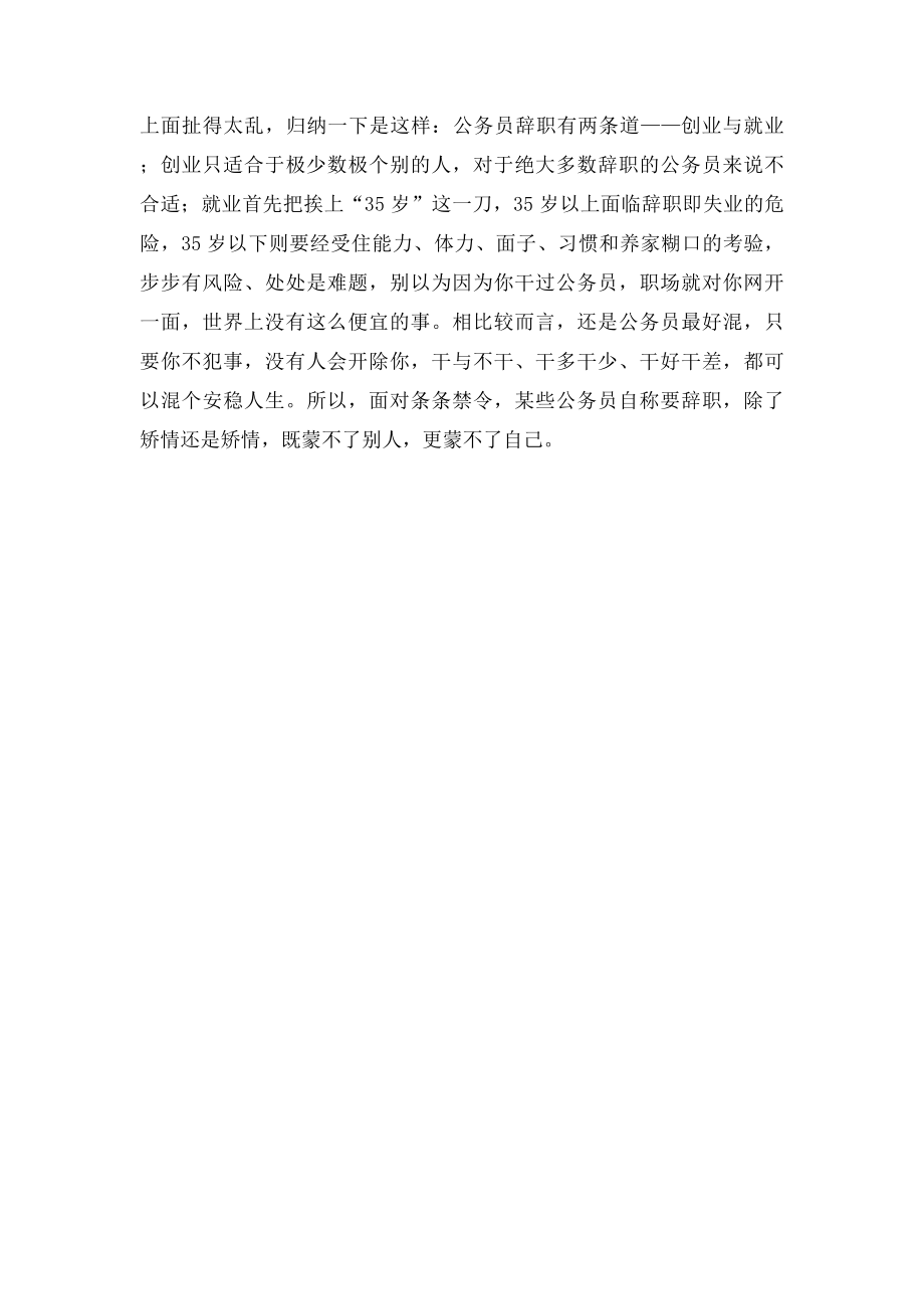 掰扯一下公务员辞职后能干什么.docx_第3页