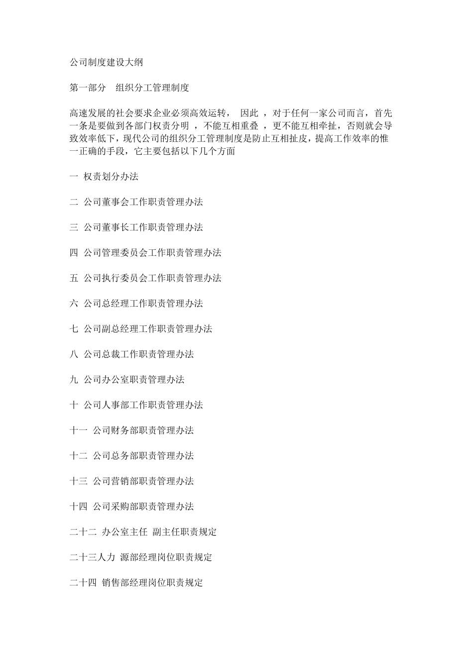 公司制度建设大纲60702.doc_第1页