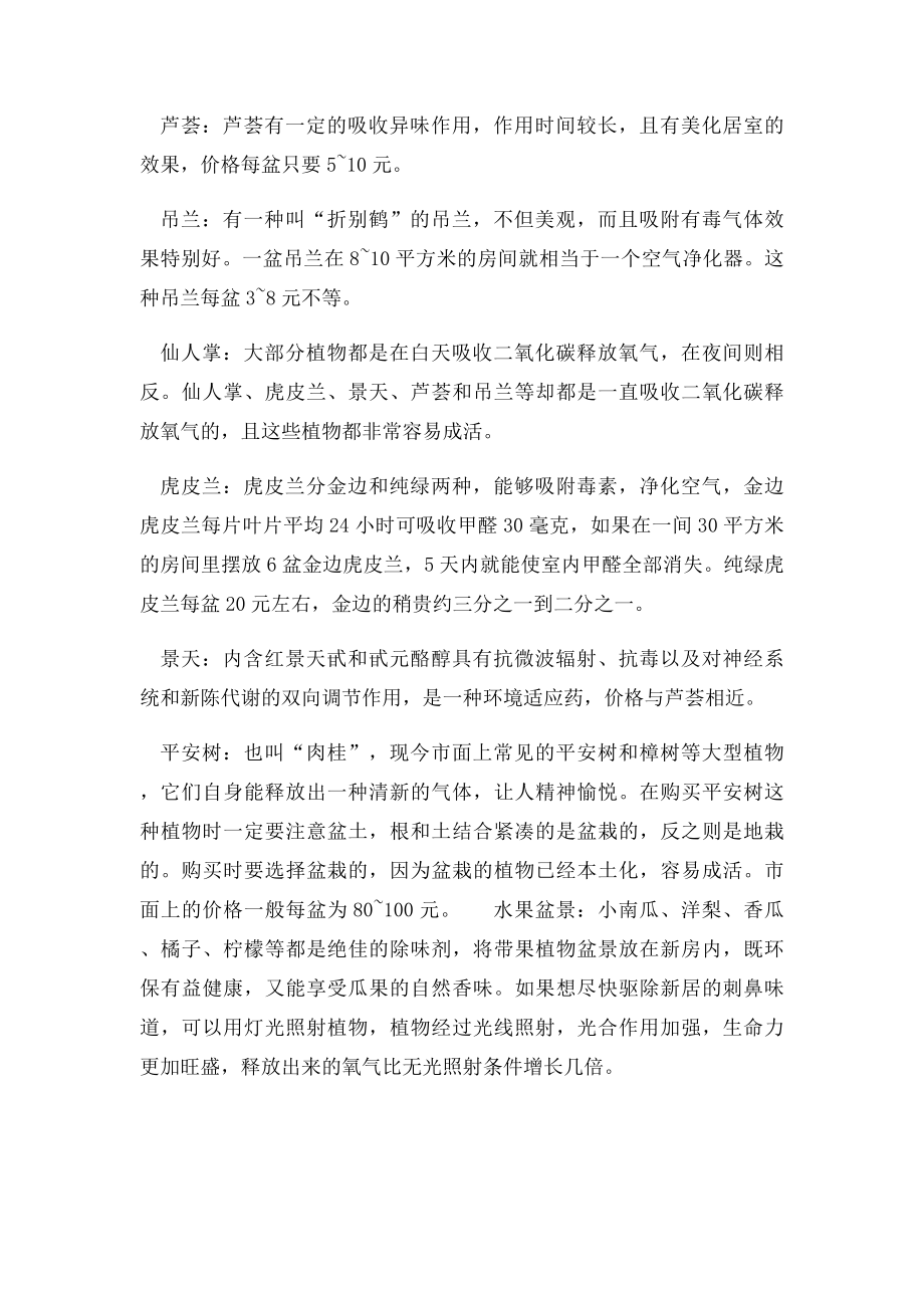 新装修的房子放什么植物好(1).docx_第2页