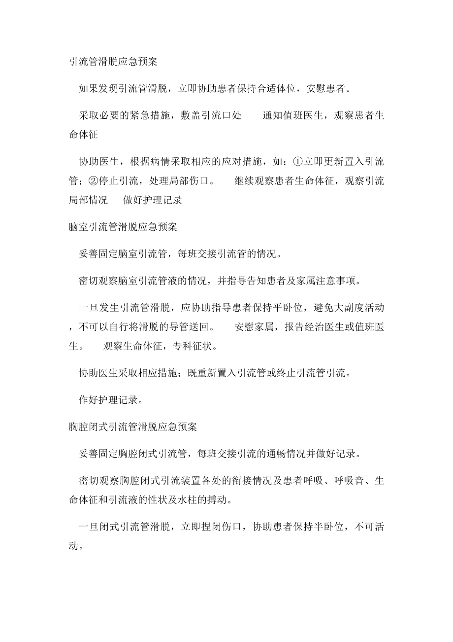 导管滑脱防范及应急预案.docx_第2页