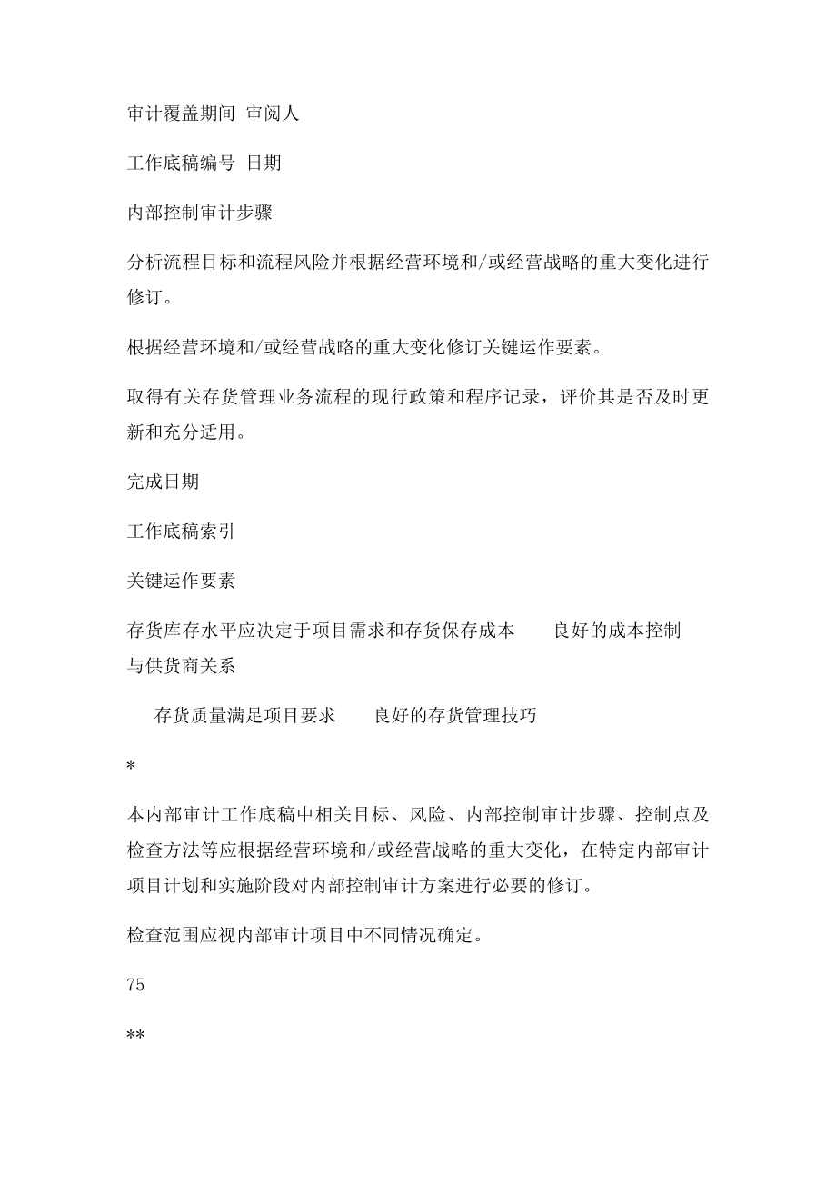 存货管理审计方案.docx_第2页