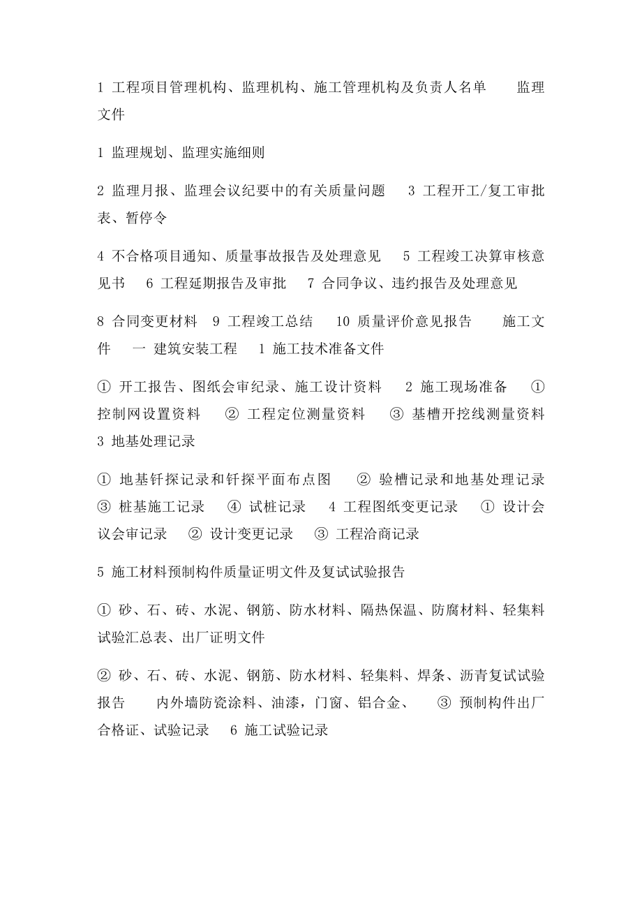 建设工程竣工档案目录清单.docx_第2页