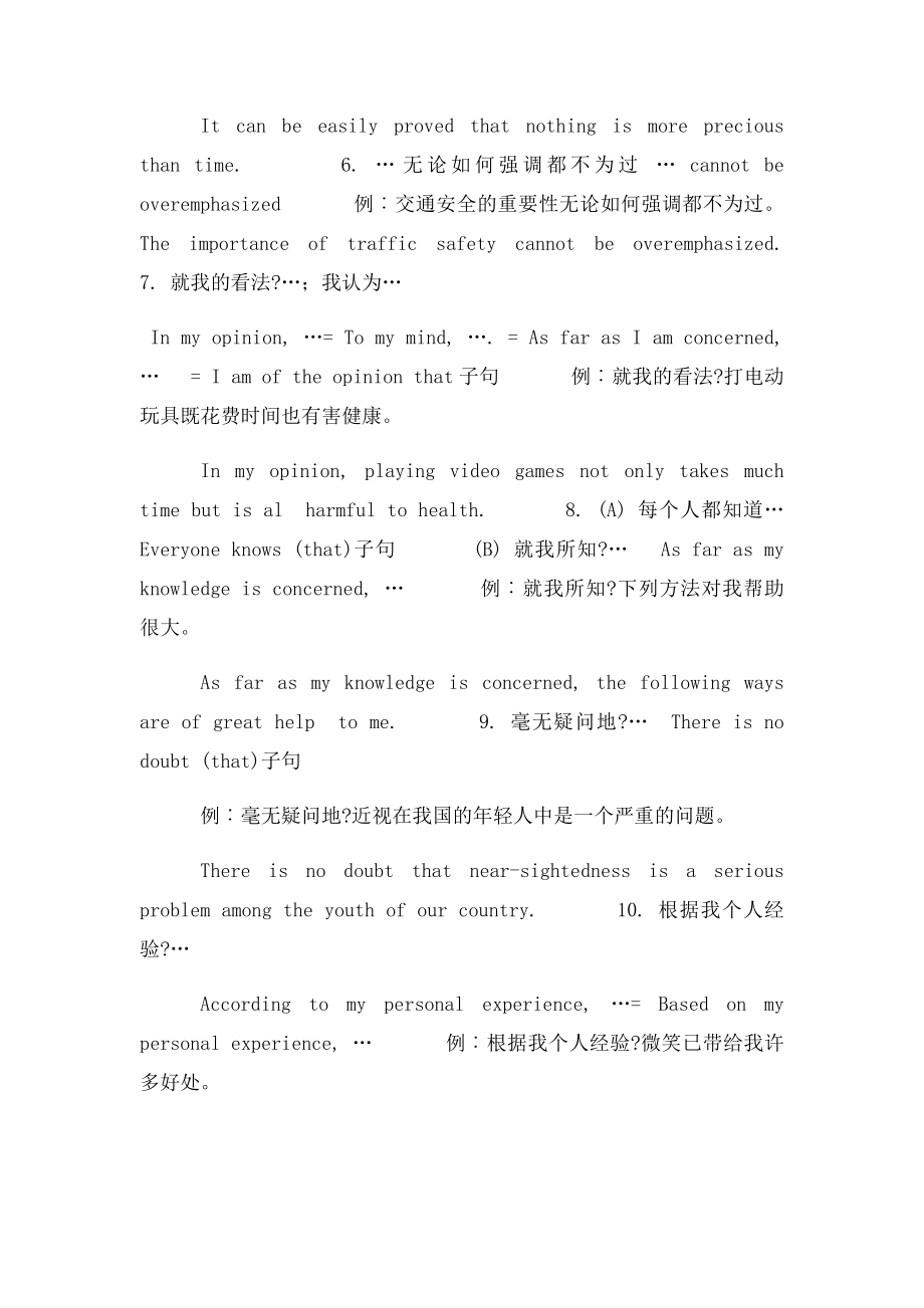 学位英语作文常用句型.docx_第2页