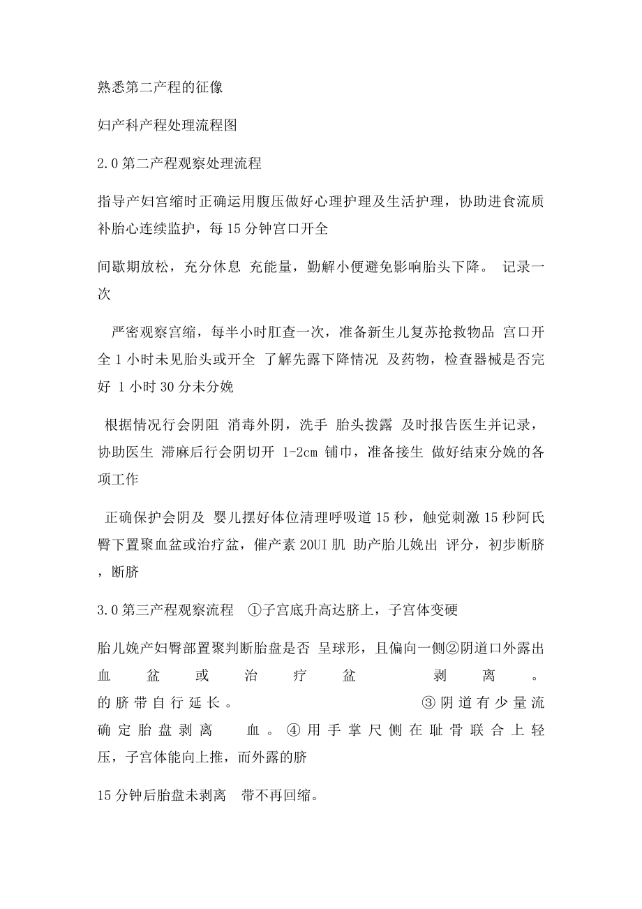 妇产科产程处理流程图.docx_第2页