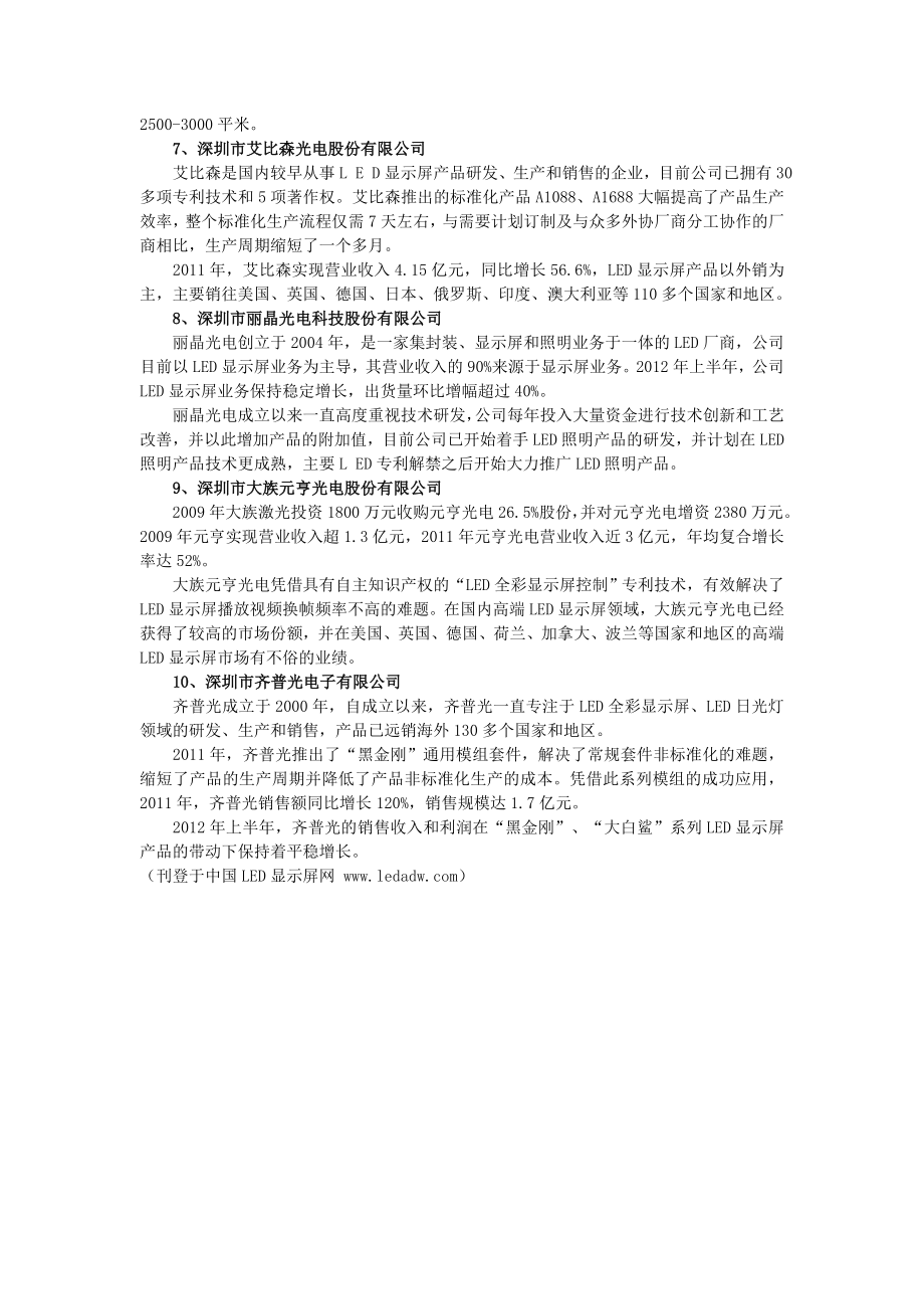 中国最具发展潜力LED显示屏企业10强.doc_第3页