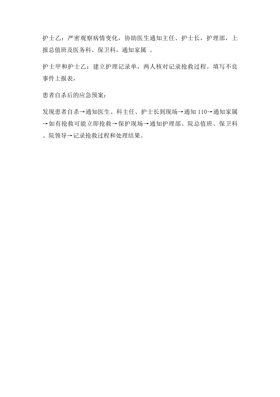 患者自杀后的应急预案及程序.docx_第2页