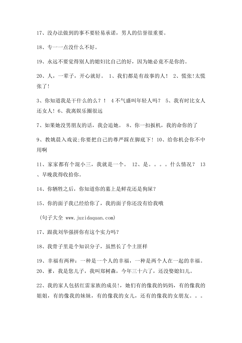 孙红雷的经典台词,语录,句子.docx_第2页