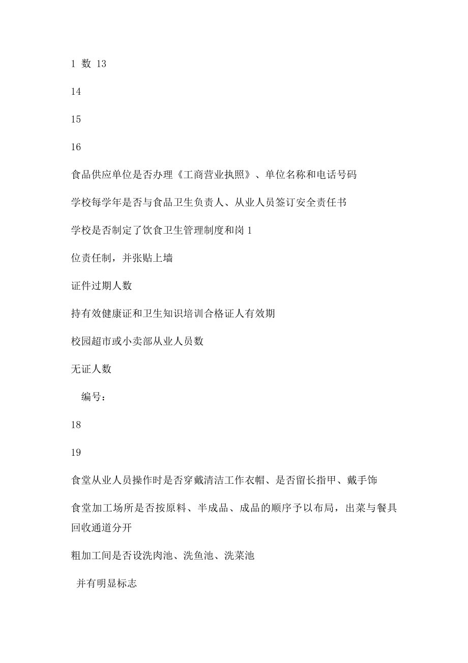 学校安全和卫生工作检查记录表.docx_第2页