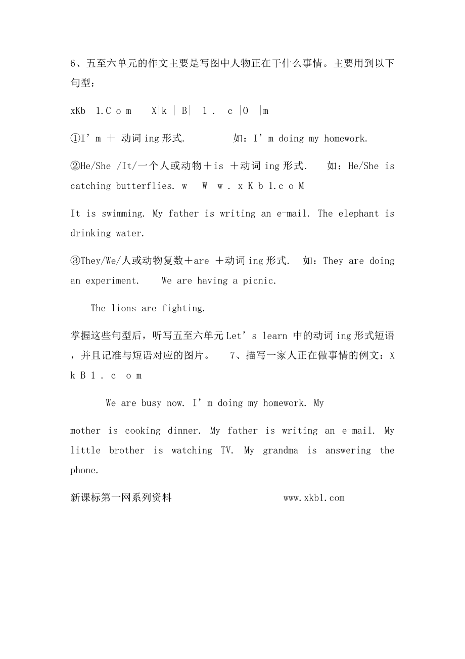 新人教小学英语五年级下册作文复习要点.docx_第3页