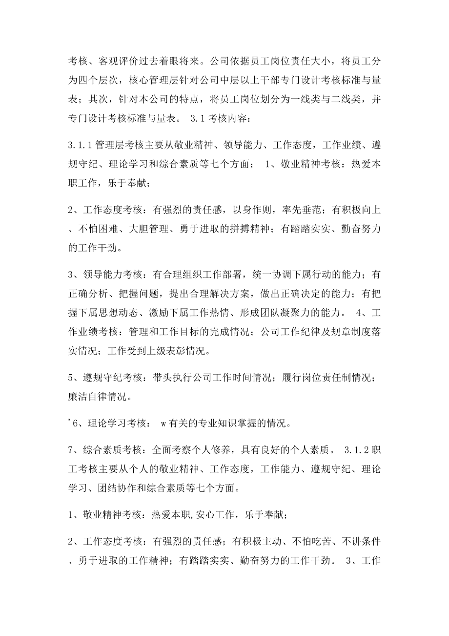 房地产公司的绩效考核制度.docx_第2页