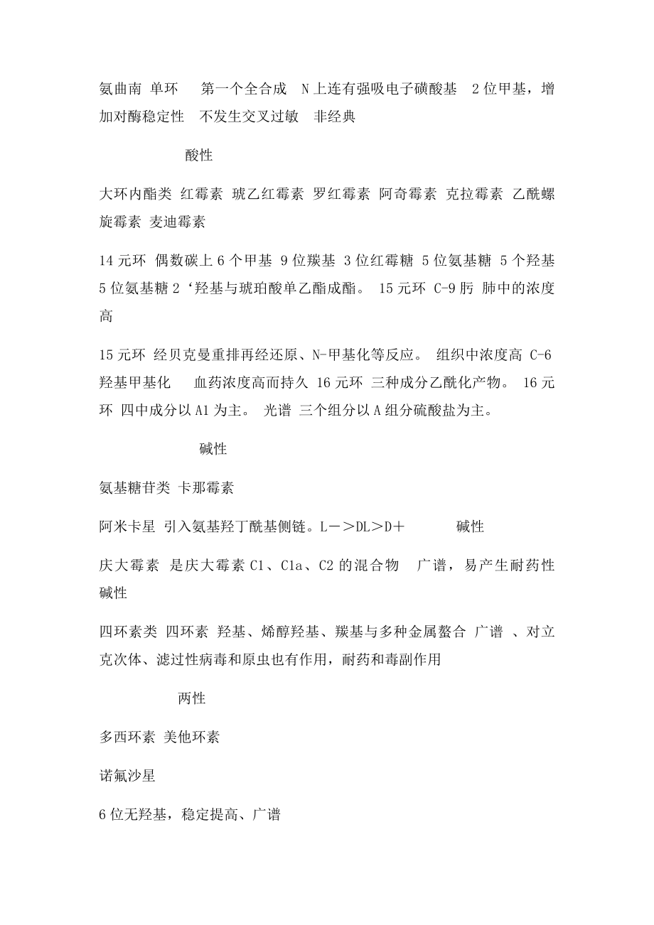 执业药师考试药物化学表格总结.docx_第3页