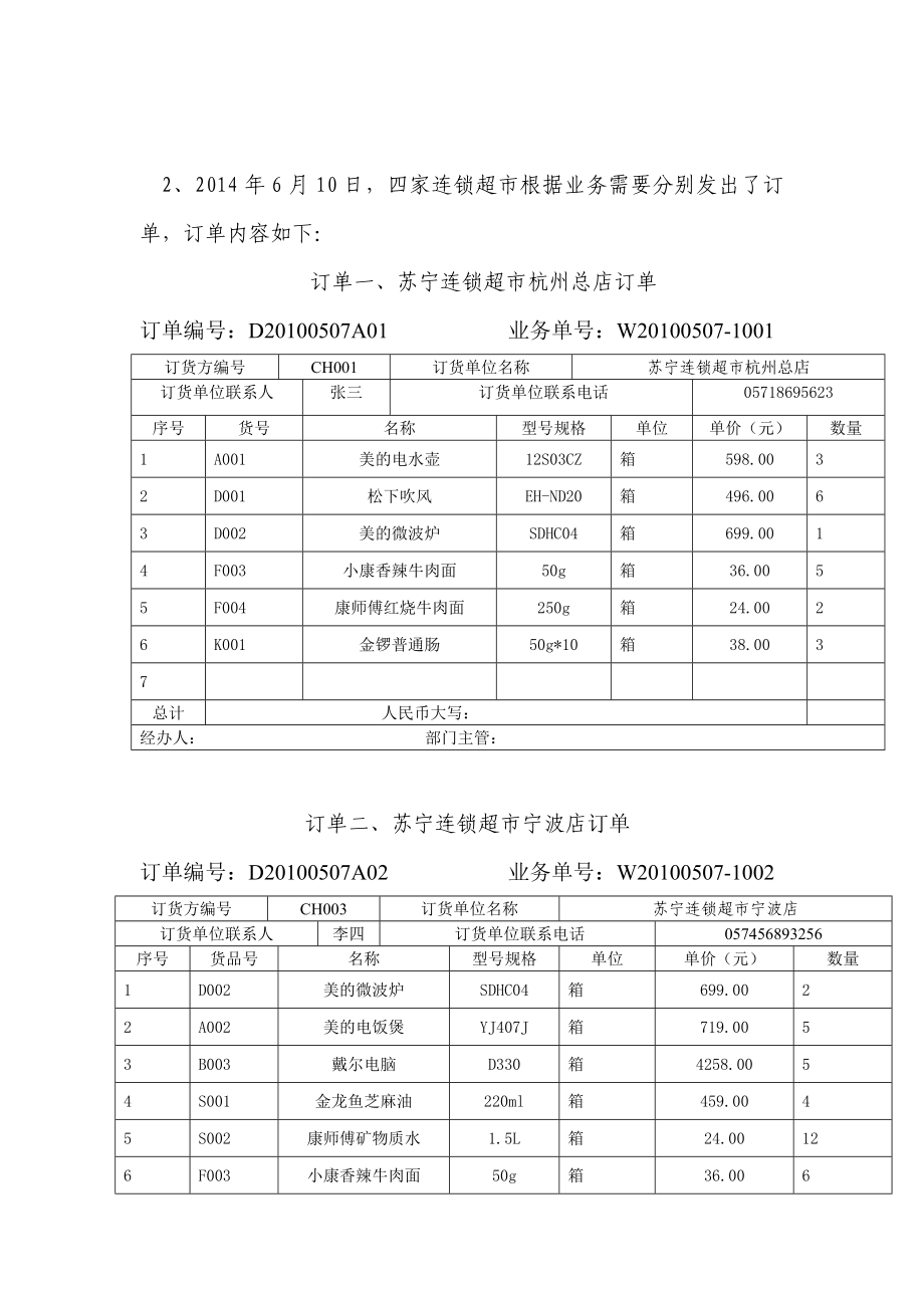 苏宁电器杭州配送中心储配方案的设计任务书.doc_第3页