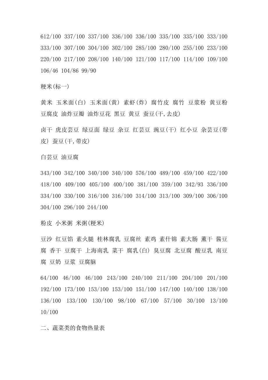 常见食物热量表大全(1).docx_第2页