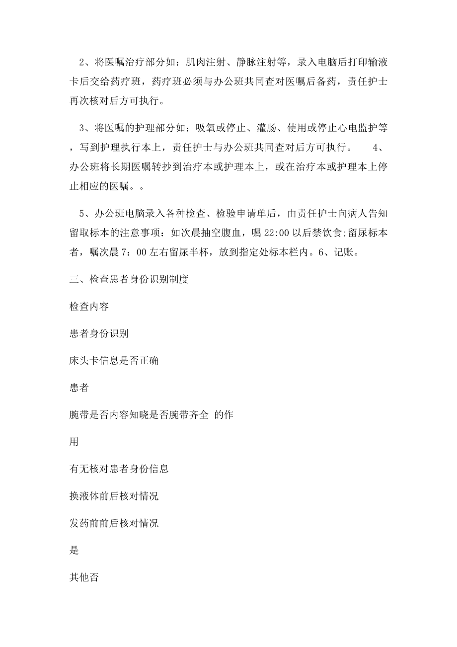 患者身份识别和查对制度落实检查表(1).docx_第2页