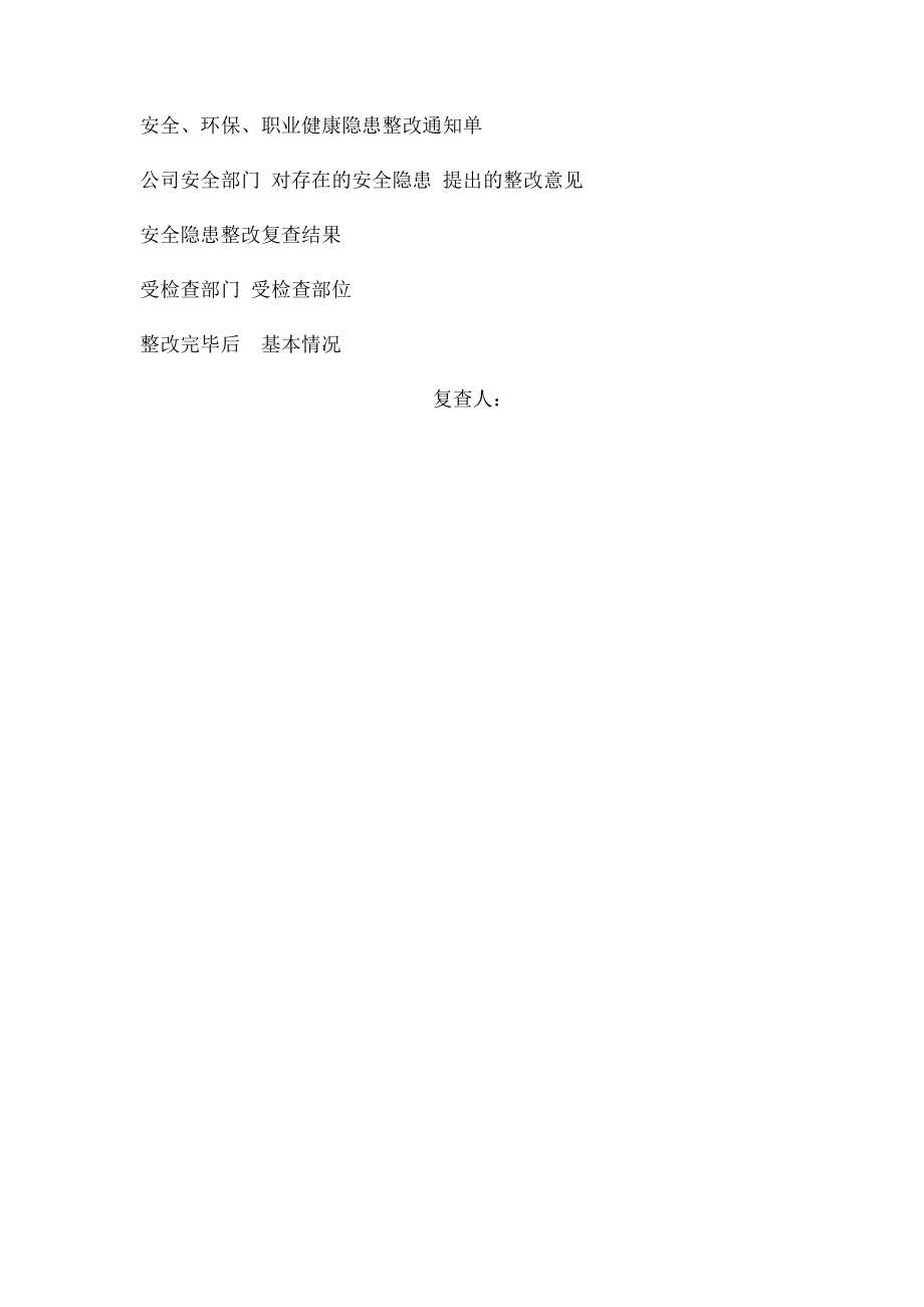 安全隐患检查表及隐患整改通知书.docx_第2页