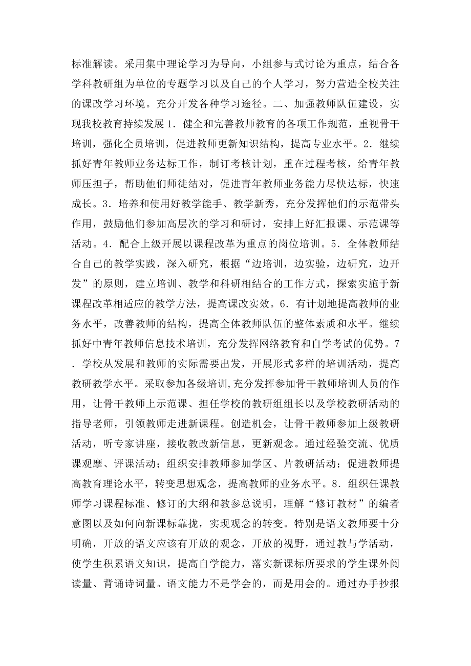 师资培训工作总结 .docx_第2页