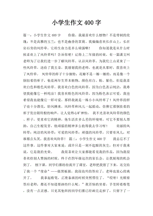 小学生作文400字.docx