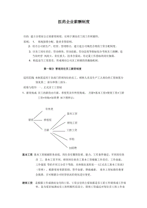 医药企业薪酬制度.doc