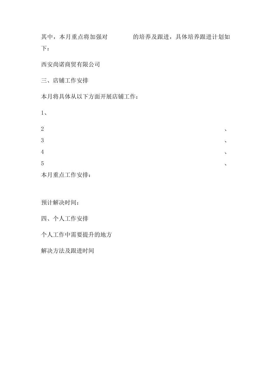 店铺月工作计划.docx_第2页