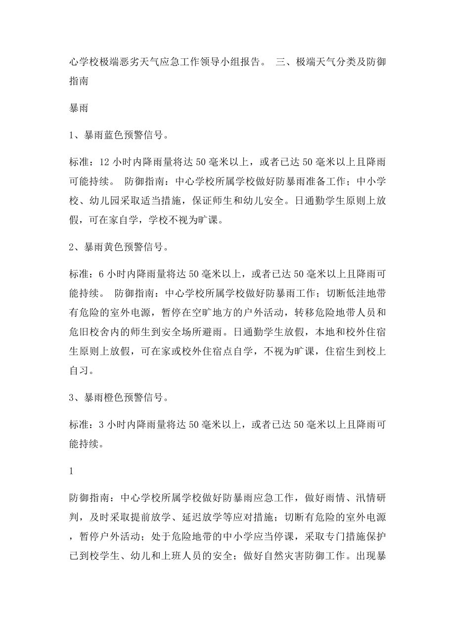 学校应对极端恶劣天气应急预案.docx_第2页