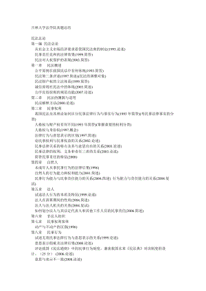 吉林大学法学院考研真题总结.doc