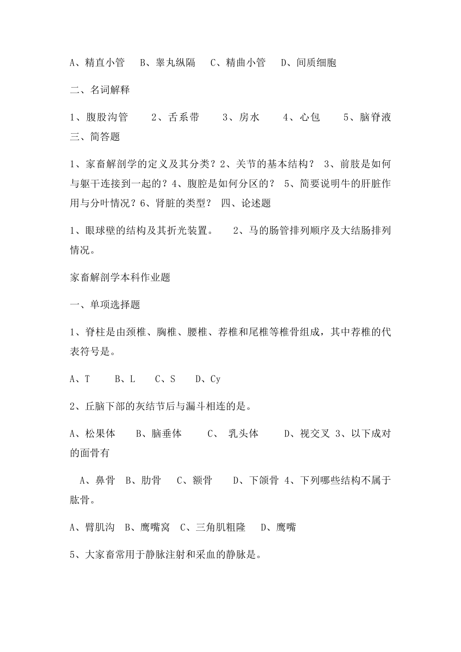 家畜解剖学题目.docx_第3页