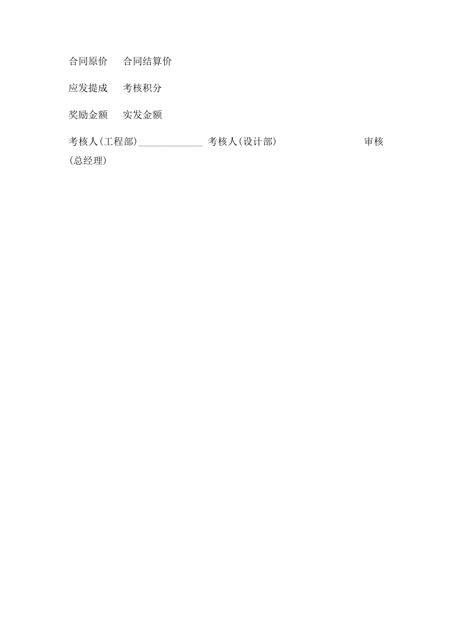 家装公司人事管理制度装饰公司设计师考核表.docx_第3页