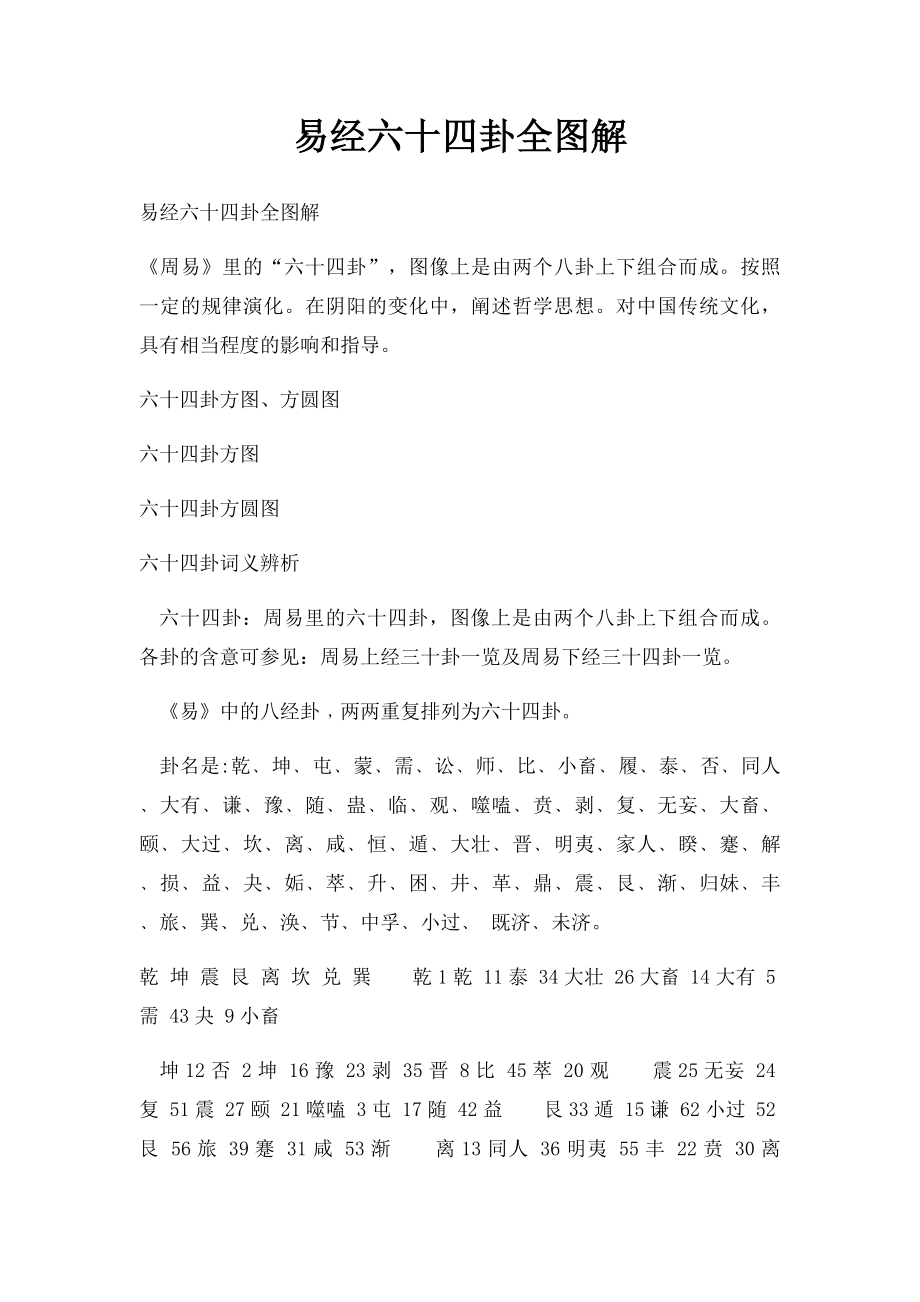 易经六十四卦全图解.docx_第1页