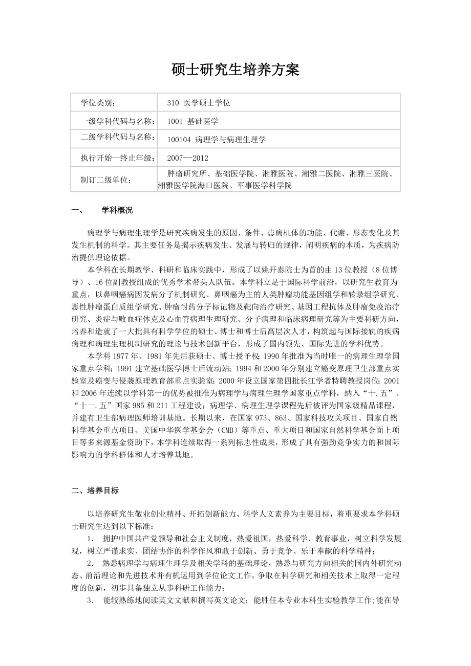 学院硕士研究生培养方案.doc_第1页