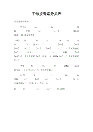 字母按音素分类表.docx