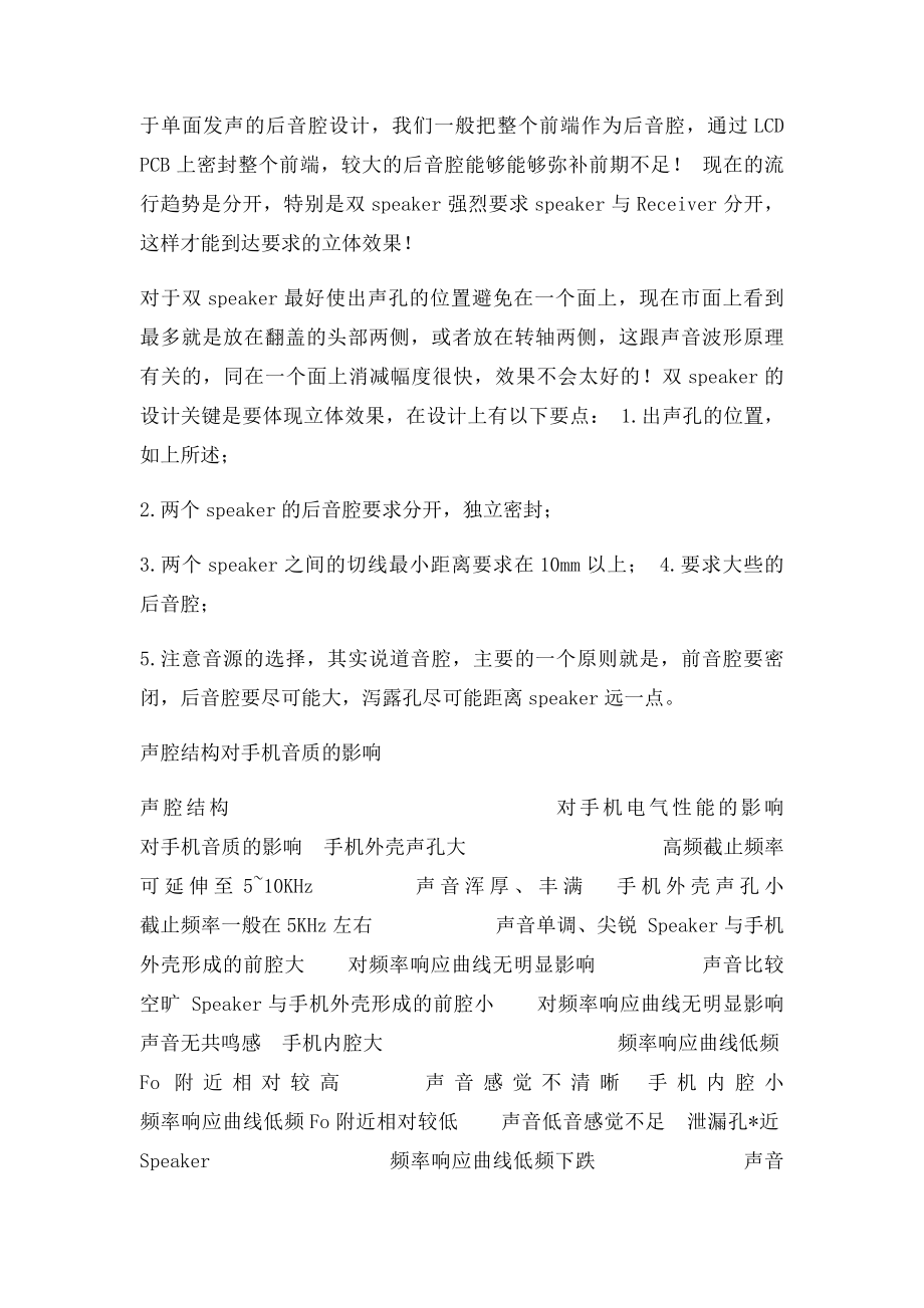 手机音腔喇叭设计参考资料.docx_第2页