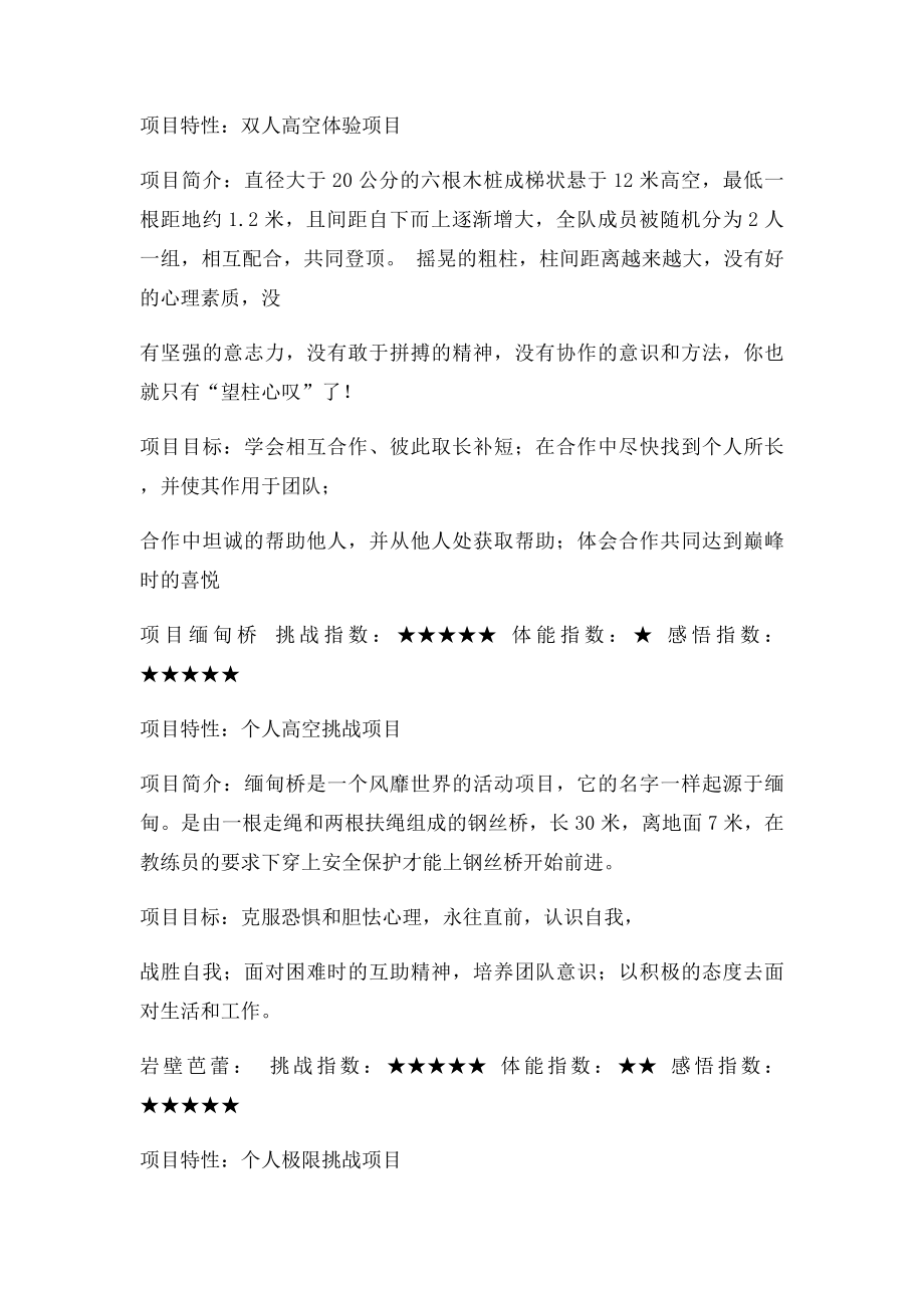 拓展活动项目内容及分享介绍.docx_第2页