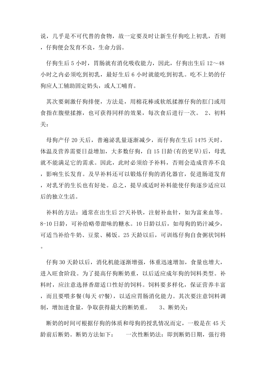 护理初生狗的全攻略.docx_第2页