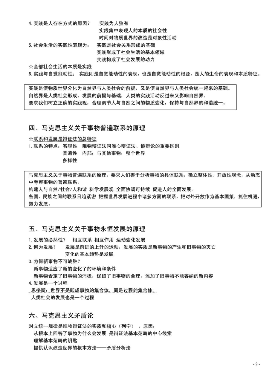 最全的政治考研高分笔记.doc_第2页