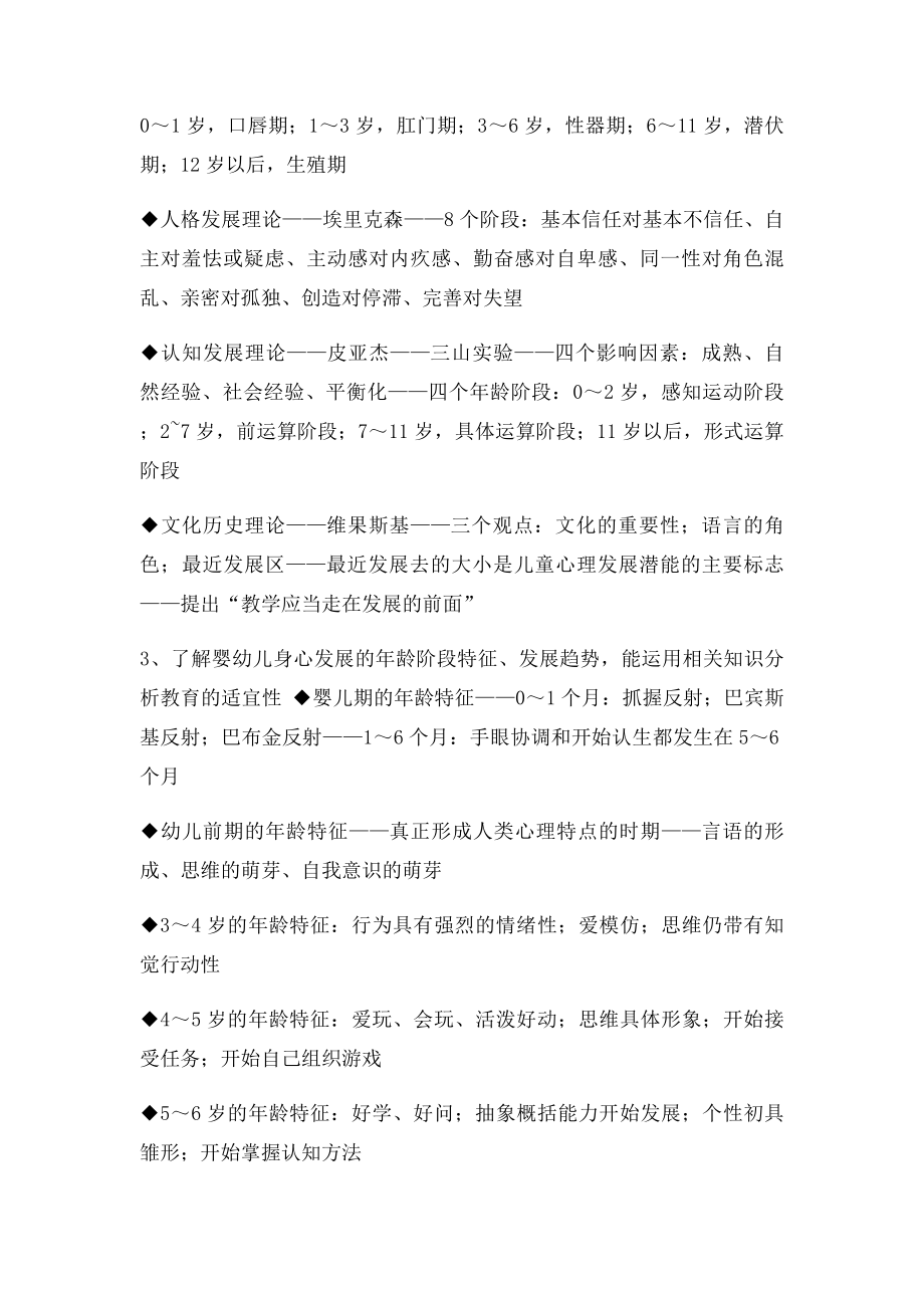 幼儿园教师资格证考试保教能力考试背诵重点.docx_第2页