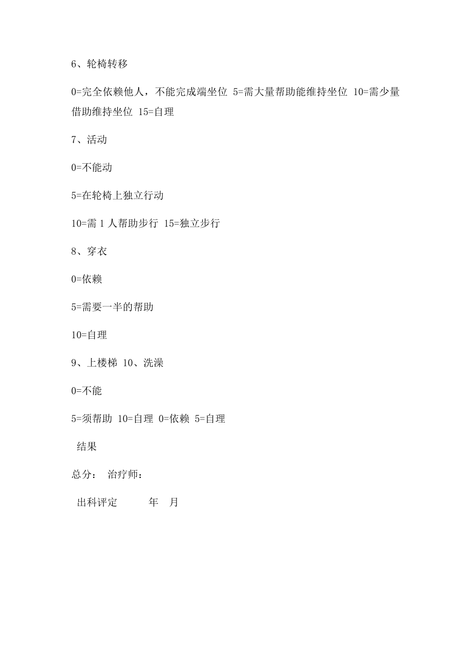 日常生活能力指数量表.docx_第2页