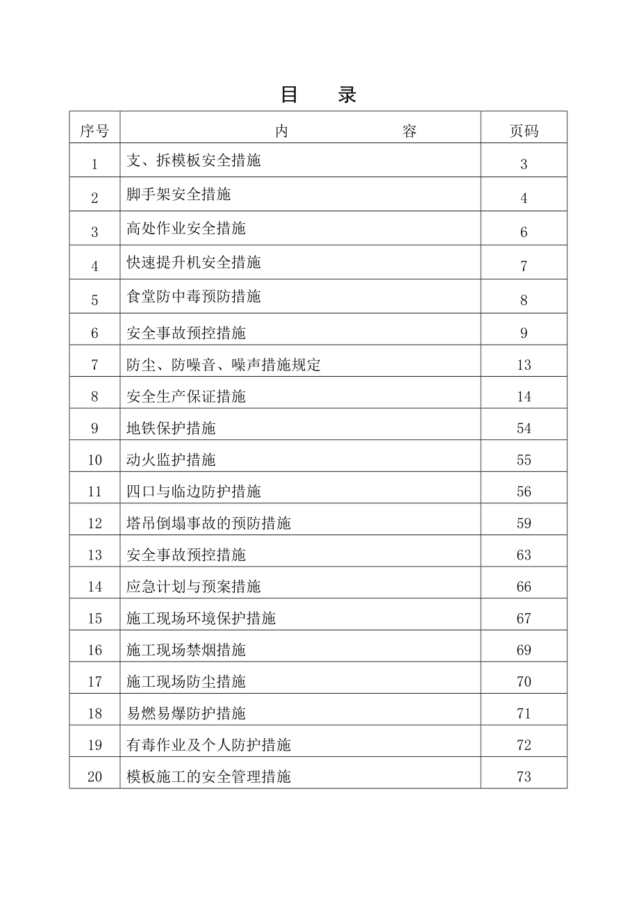 建设公司施工措施管理文件建设公司日常工作措施.doc_第1页