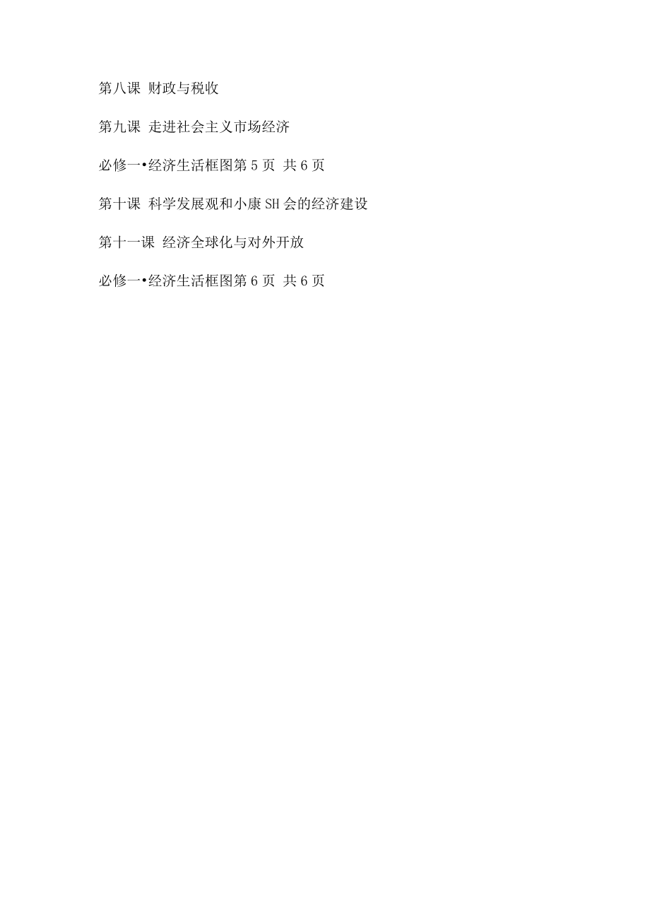 必修1经济生活框架图.docx_第2页