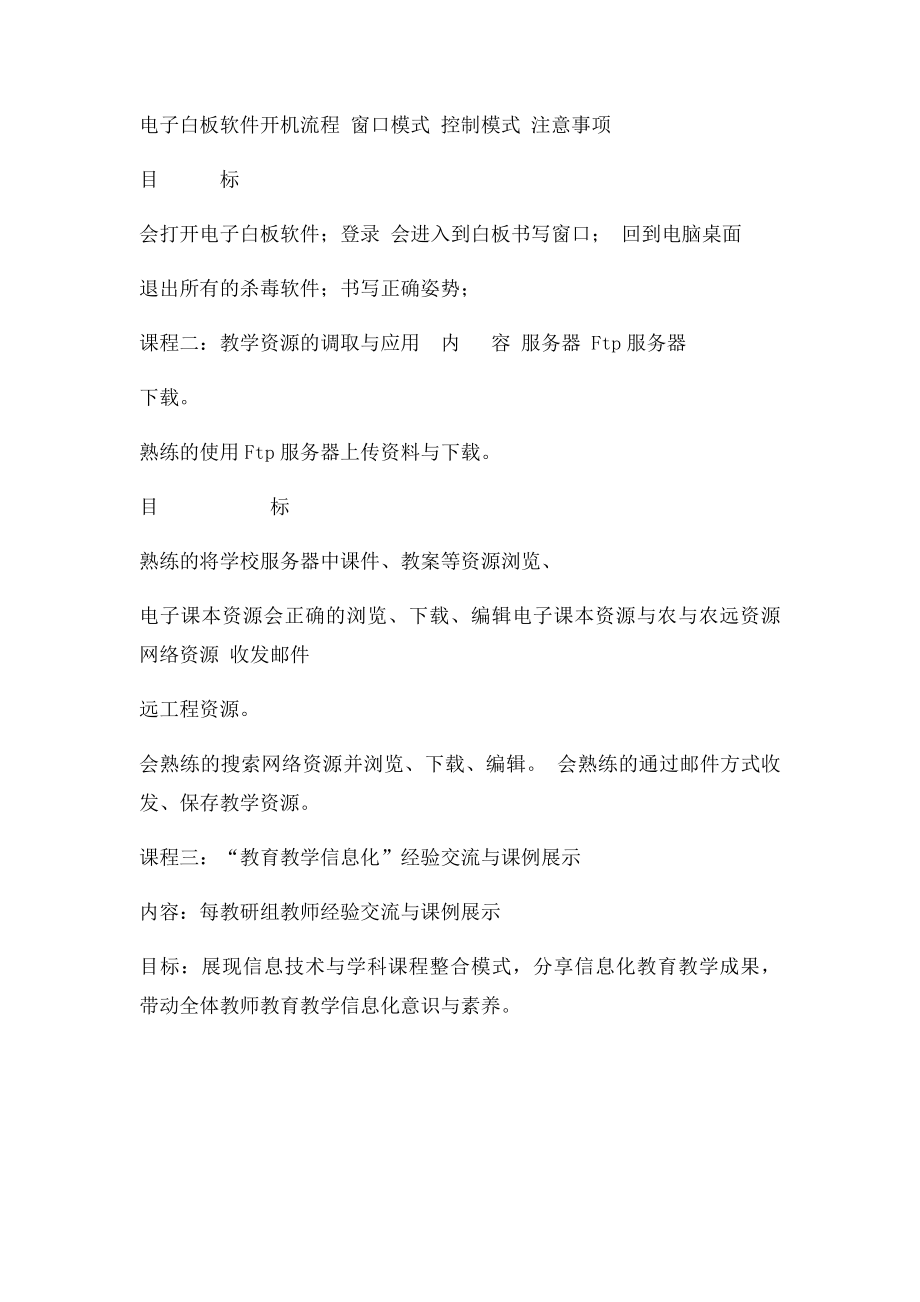 教师教育信息化应用培训方案.docx_第2页