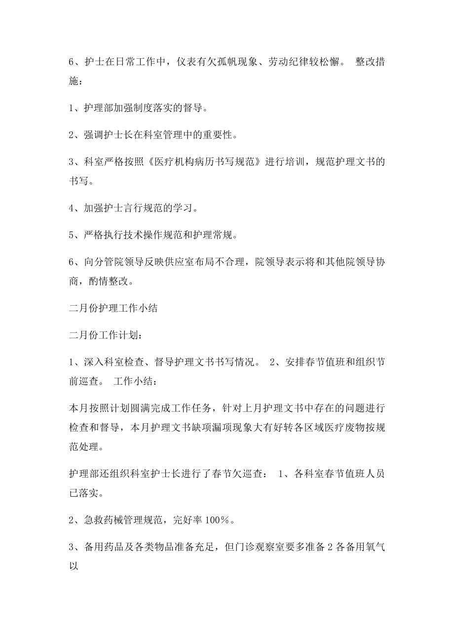 护理部月工作计划和小结.docx_第2页