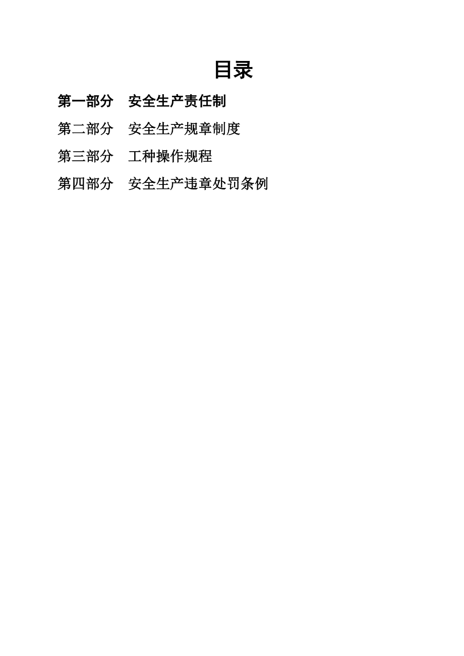 XX大型煤矿企业安全生产责任制、工种操作规程、和管理规章制度管汇编（全套）【共分四个部分315页一份非常好的专业资料】.doc_第2页