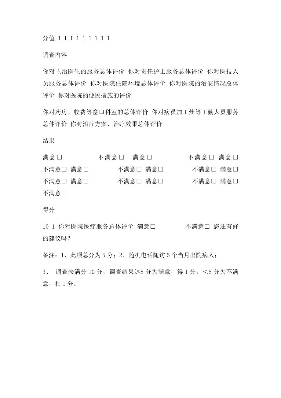 患者对医院服务评价问卷调查表.docx_第3页