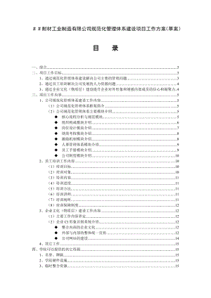 某企业规范化管理项目建议书.doc