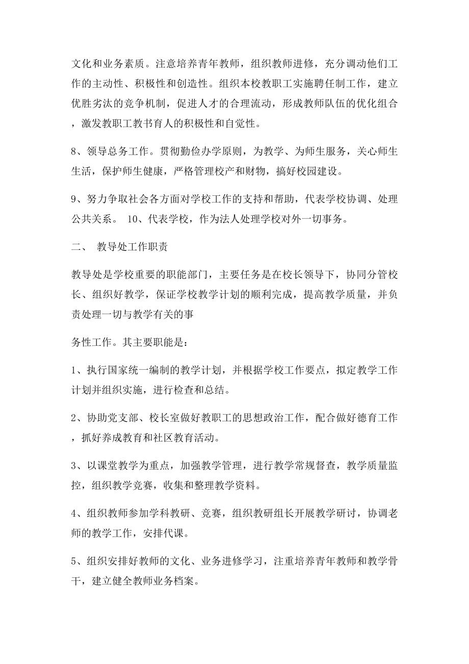 学校各部门工作岗位职责.docx_第2页