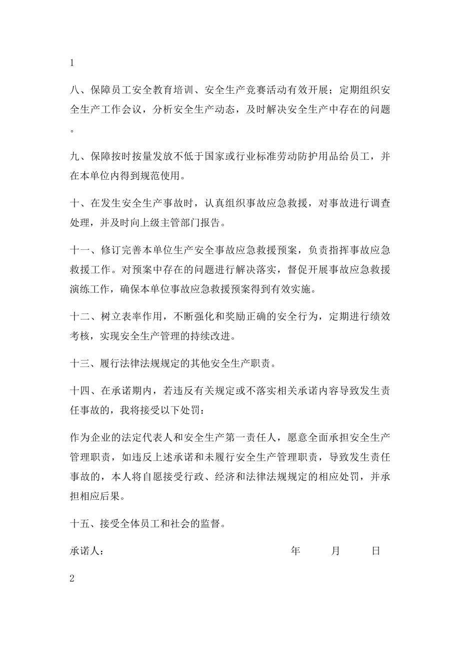 总经理安全承诺书.docx_第2页